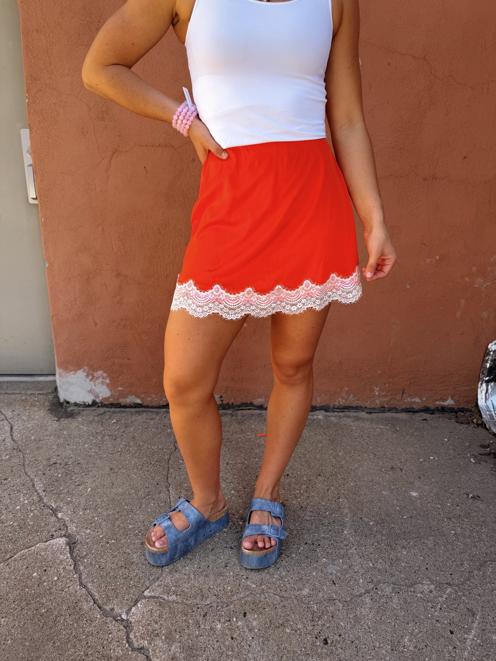 Skye Scallop Lace Skirt
