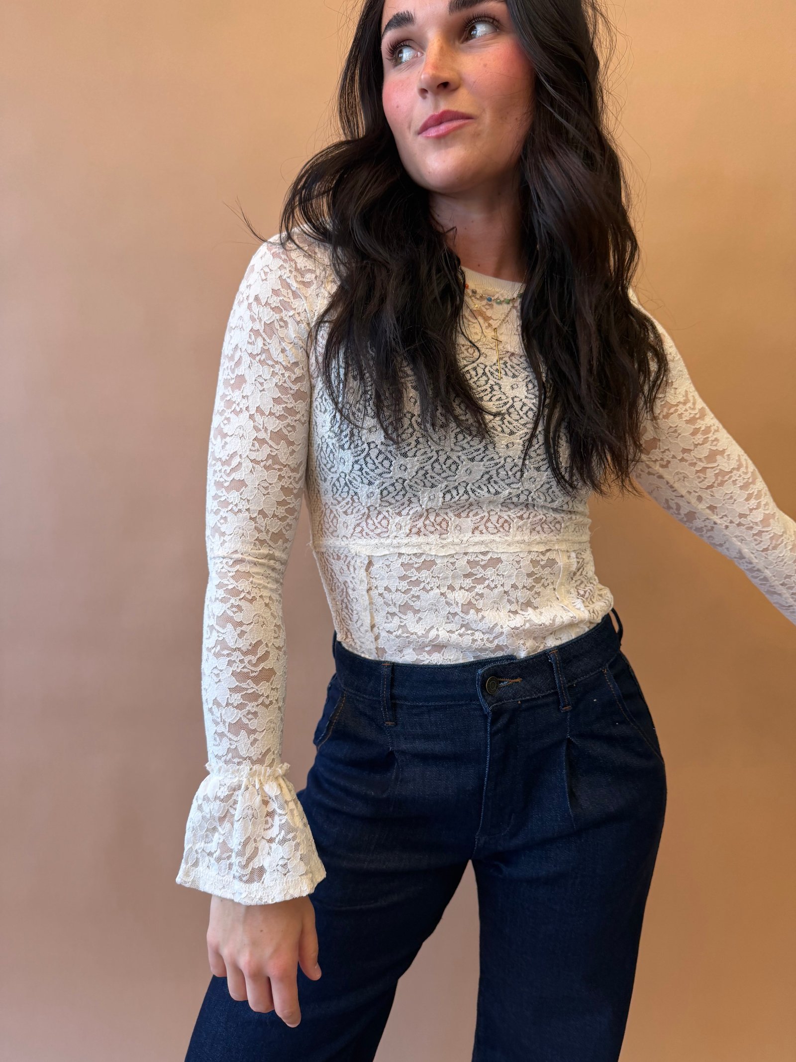 Breezy Lace Long Sleeve
