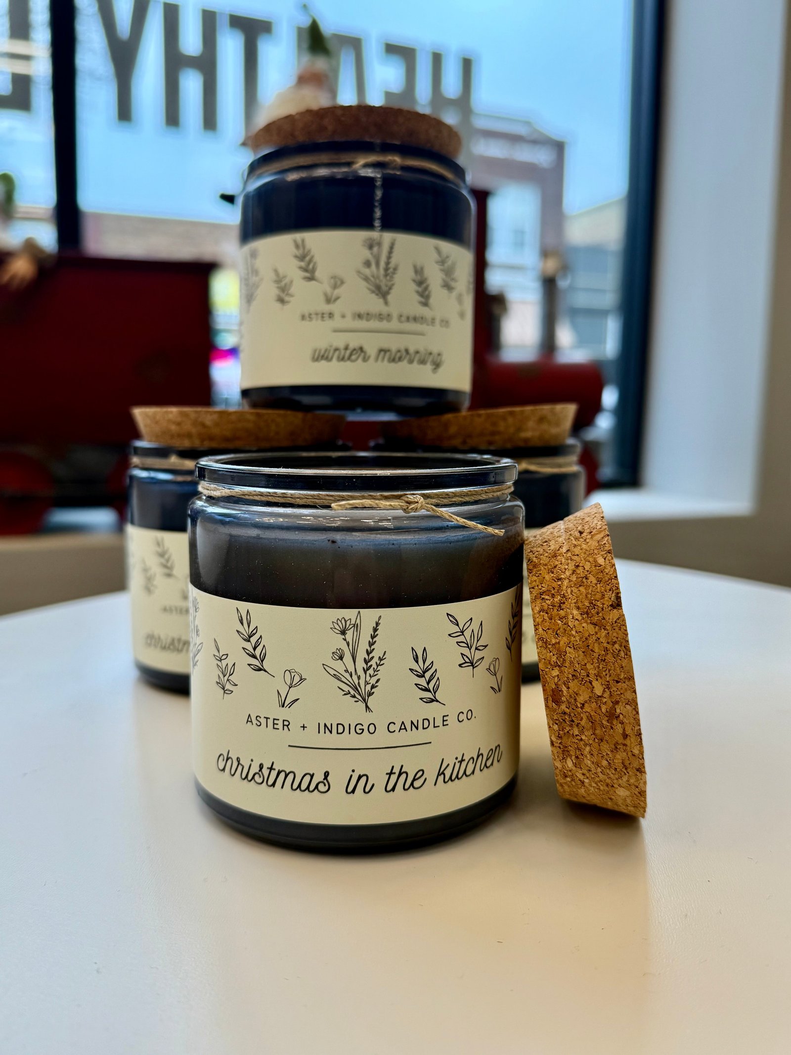 Aster + Indigo Candles