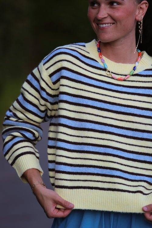 Mable Stripe Crewneck