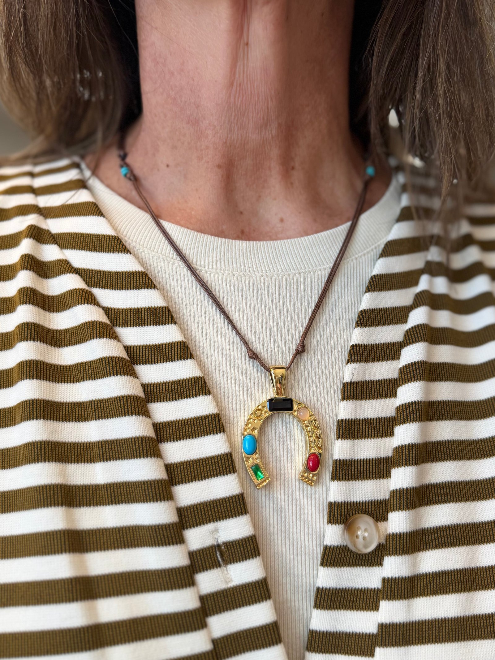Western Horseshoe Necklace