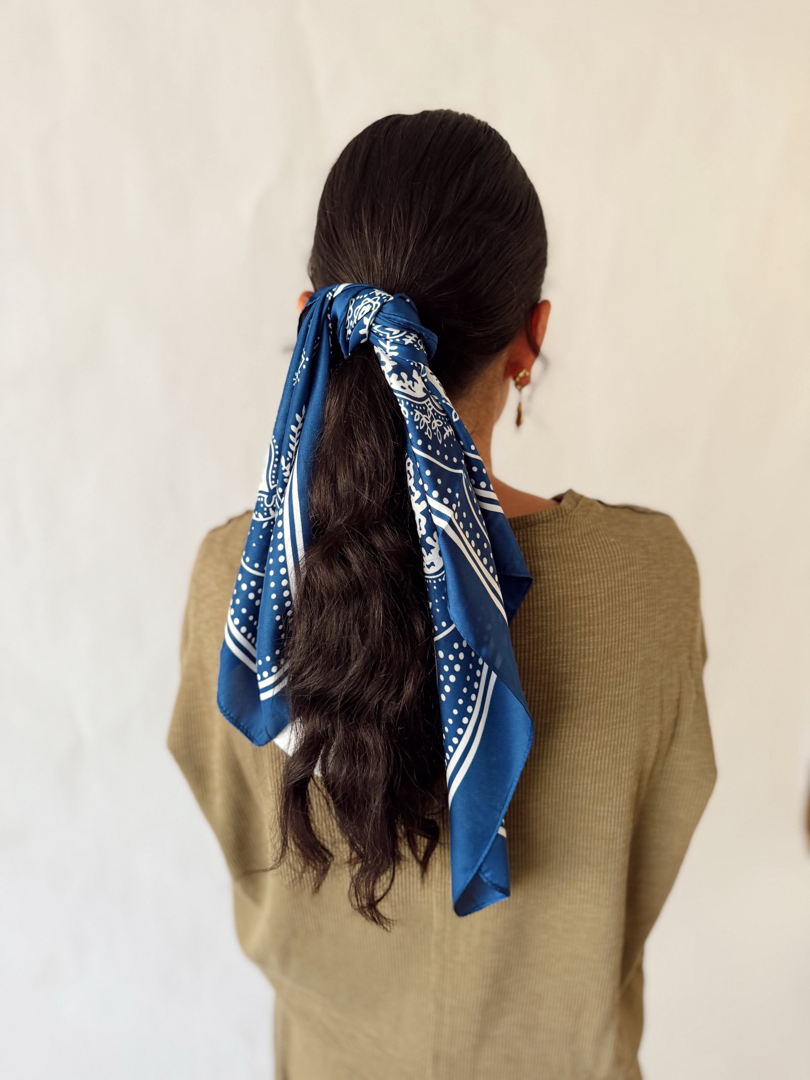 Patterned Square Scarf