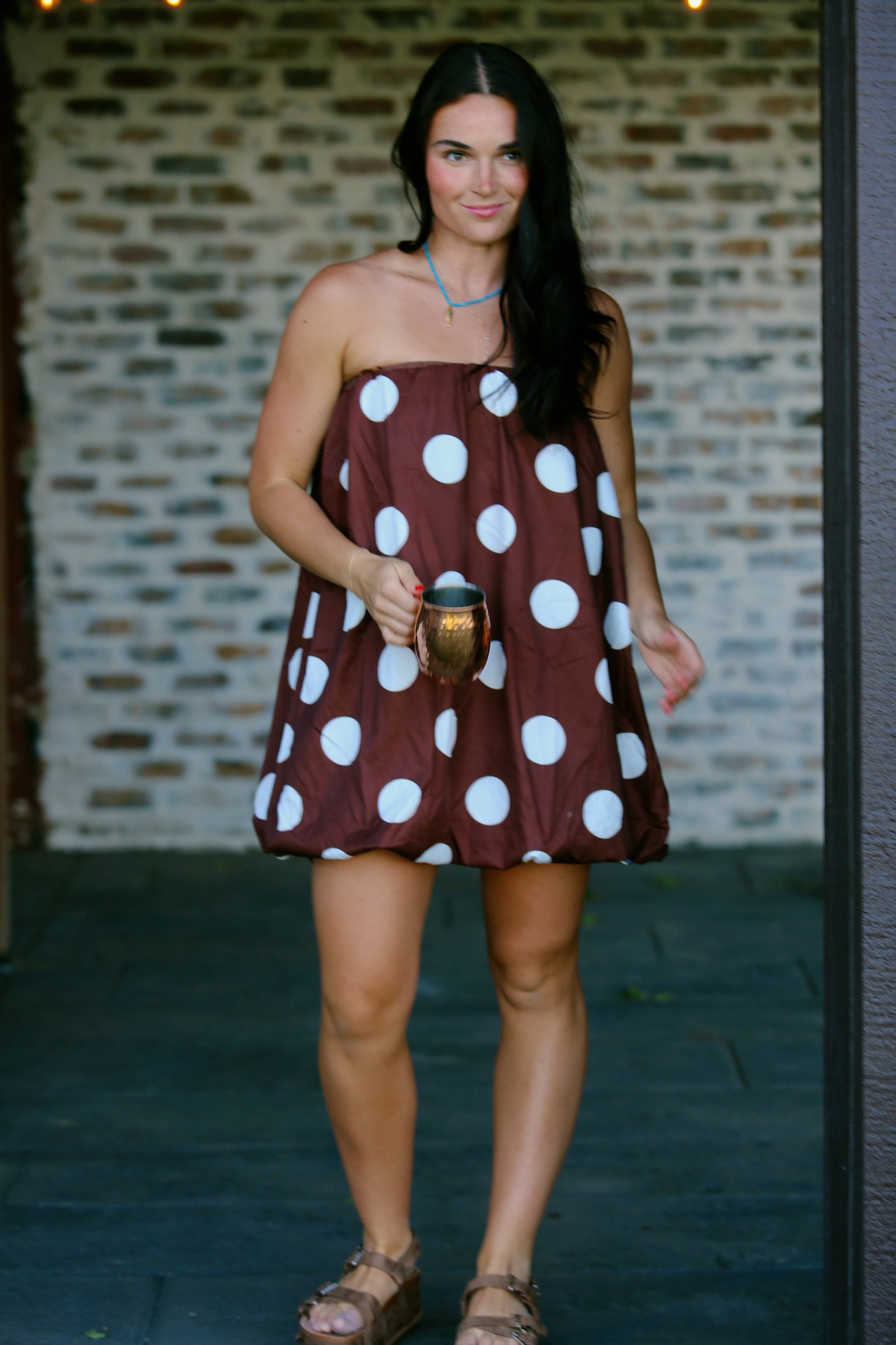 Paxon Polka Dot Dress